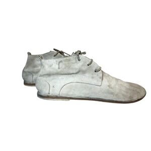 Marsèll Taupe Strasacco Mens Grey Suede Chukka Boots Made in Italy Size 43